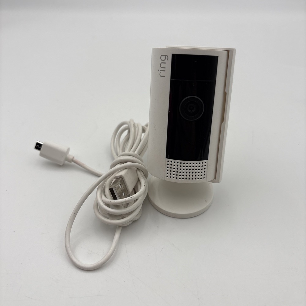 Ring Indoor Stick Up Cam 2nd Gen 5F72E9 Wi-Fi 1080p FHD Indoor Camera - White